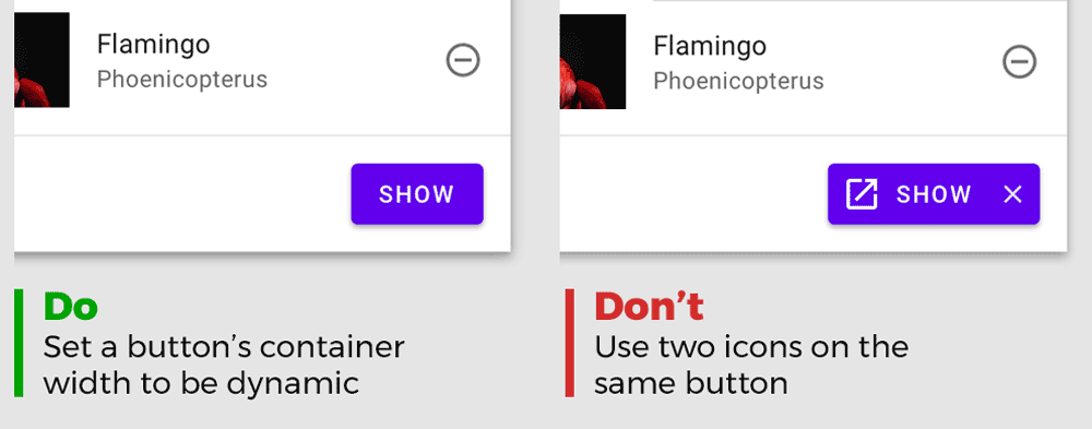 Good and Bad Button Design