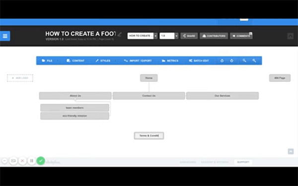 Slickplan example