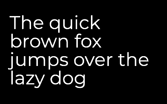 Montserrat Font Example