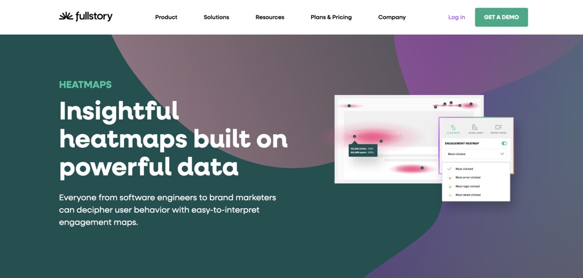 Full Story Heatmap Home Page