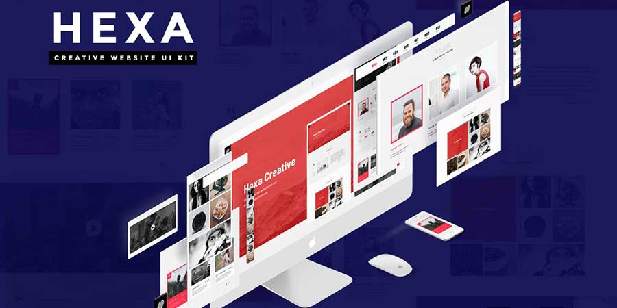 HEXA Wireframe Kit