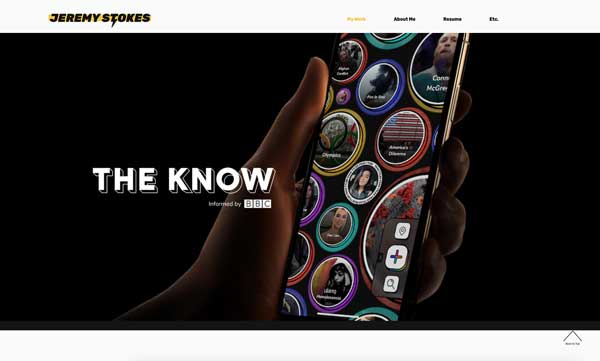 Jeremy Stokes UX portfolio
