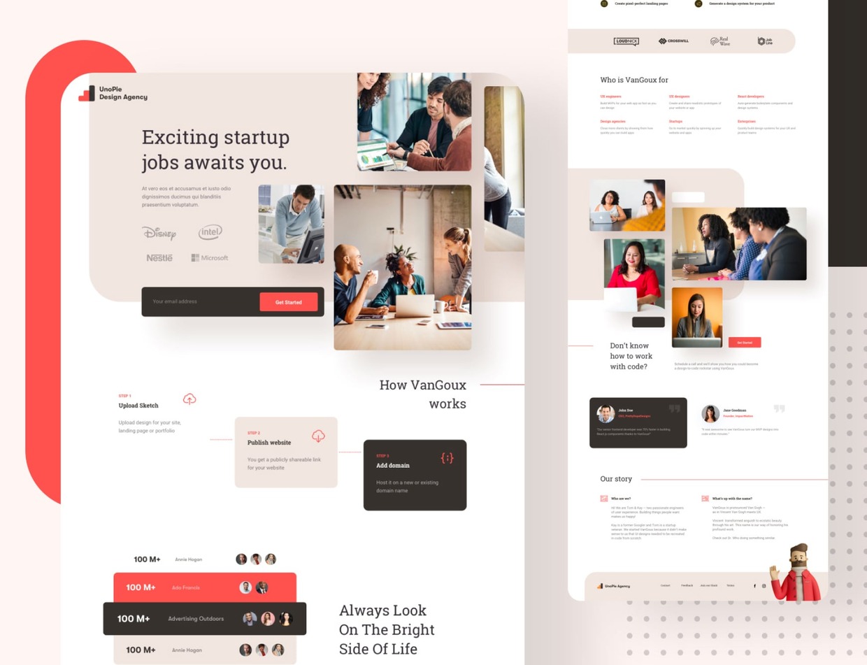 Landing page MVP
