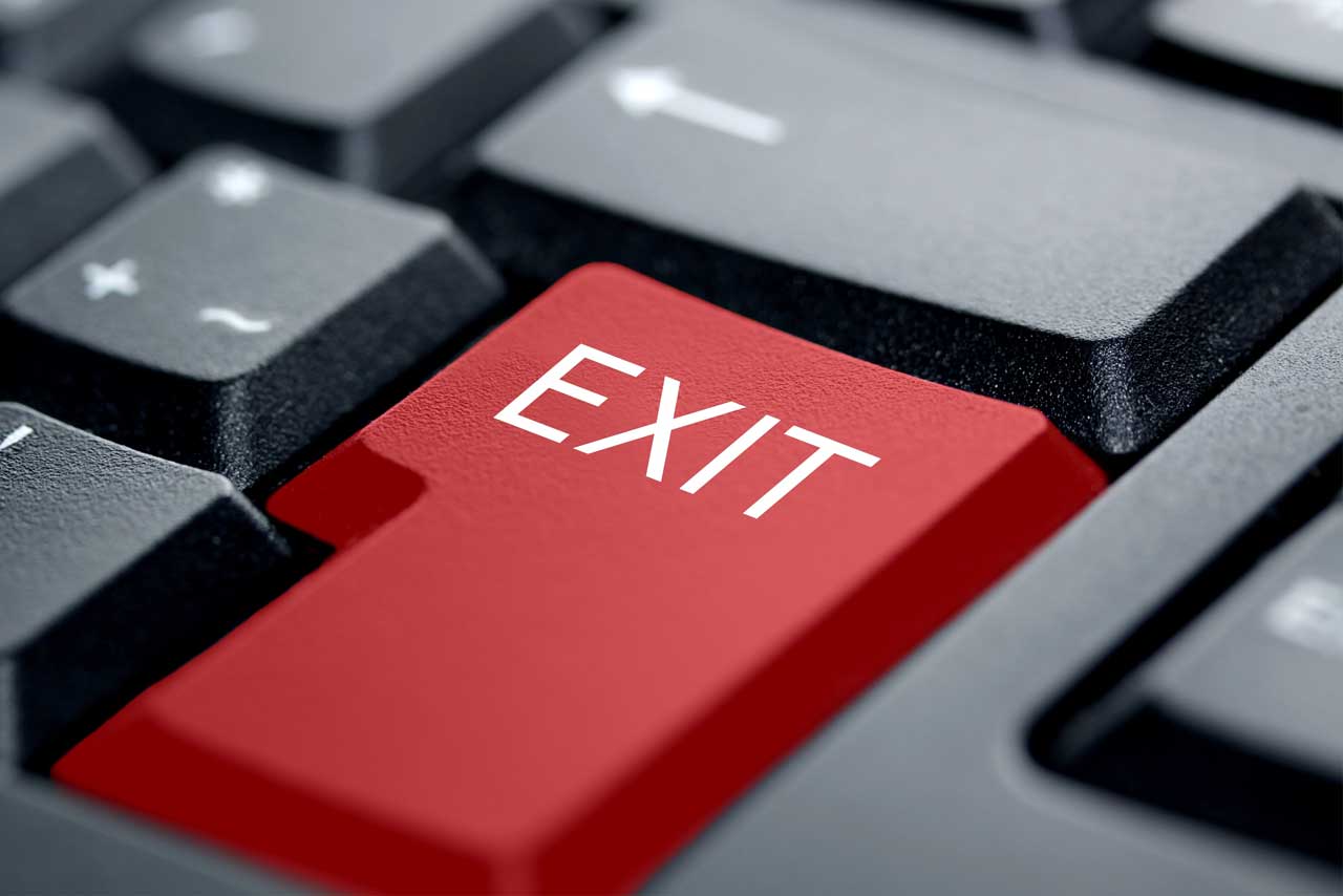 lower exit intent