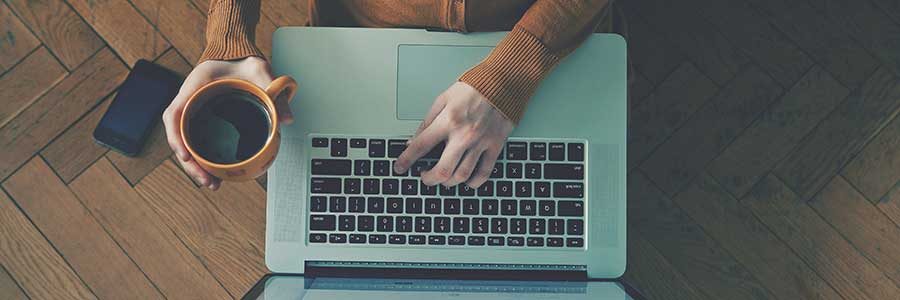 redesign website without oversized coffee mug