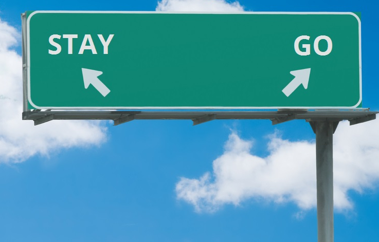 stay or go sign