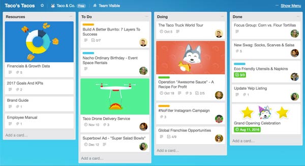 Trello example