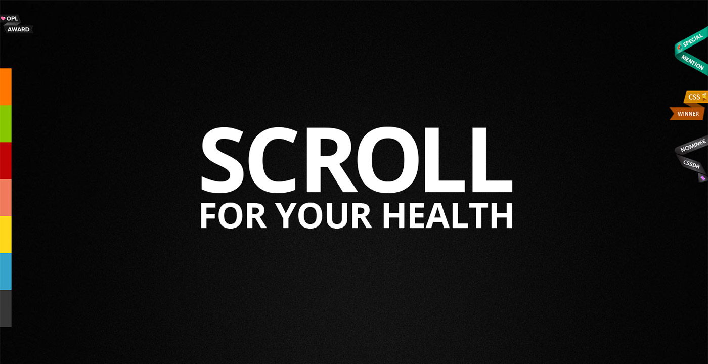 web scroll index