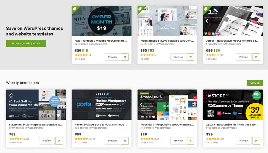 woocommerce themes