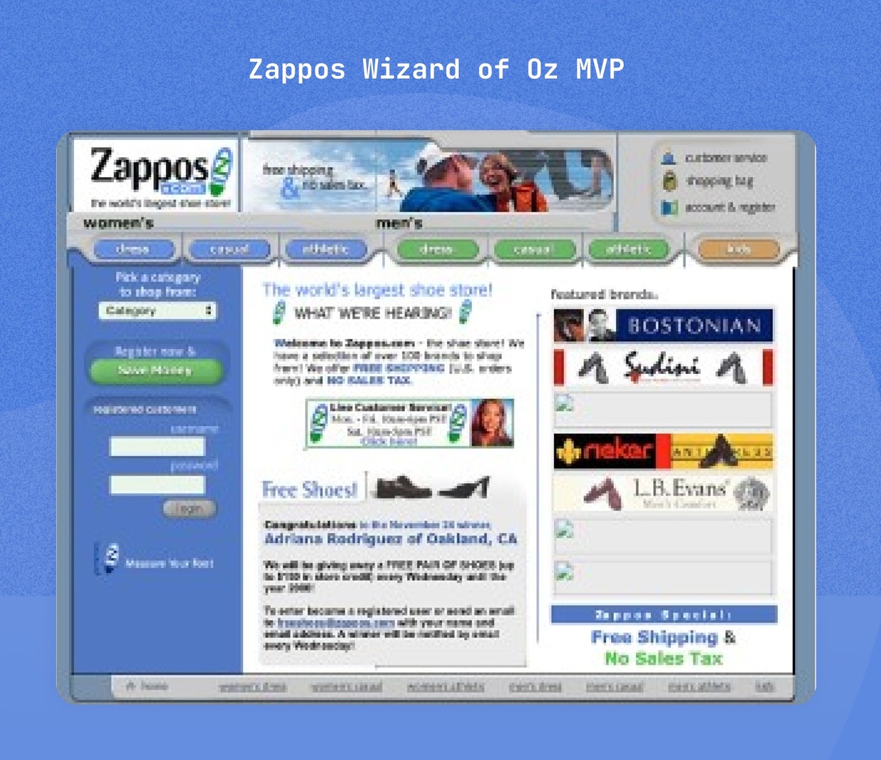 Zappos Wizard of Oz MVP