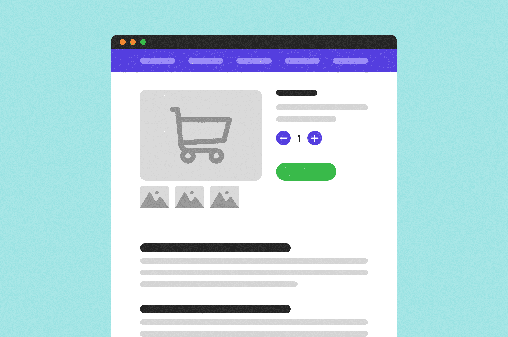 A generic product page