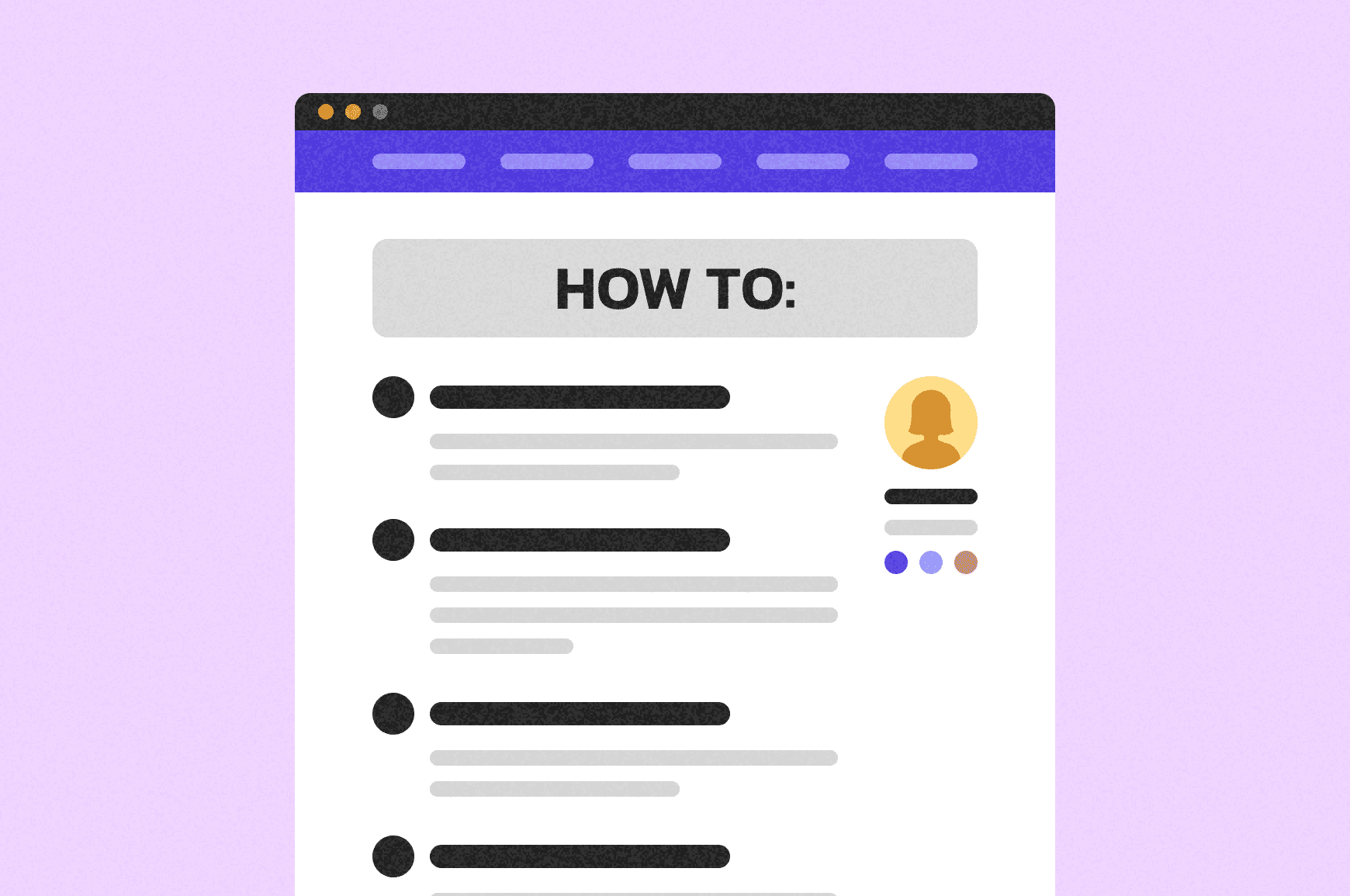 A generic how-to guide