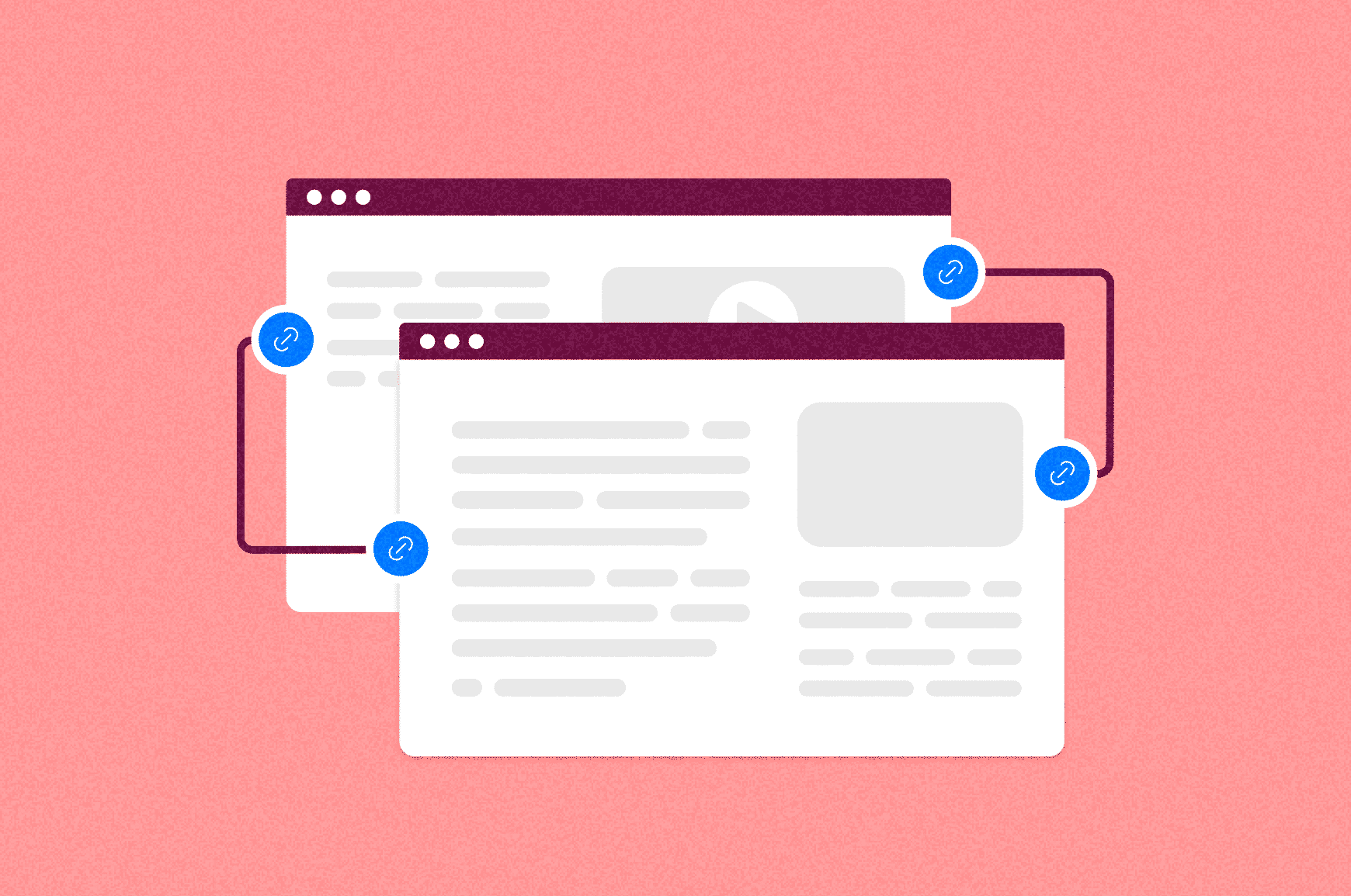 Two webpages linked together
