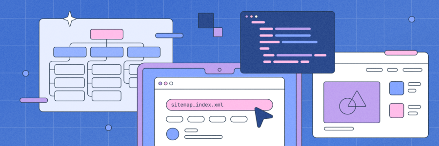 How to find a sitemap illustration