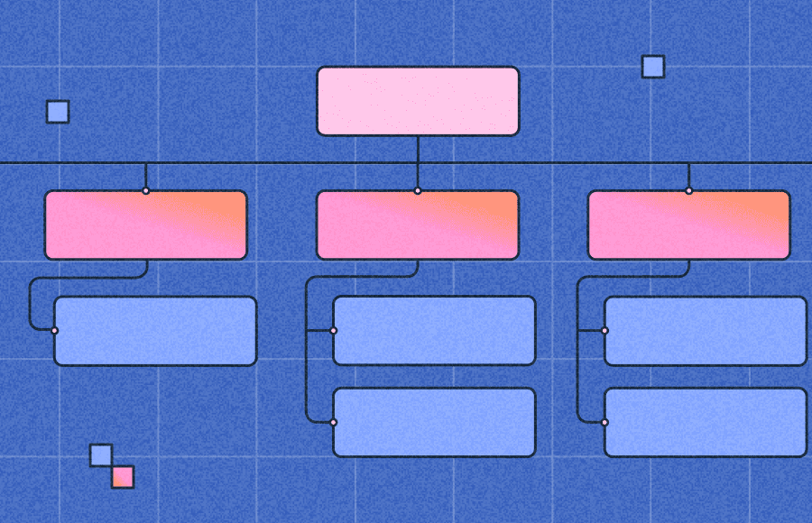 Simple sitemap structure illustration